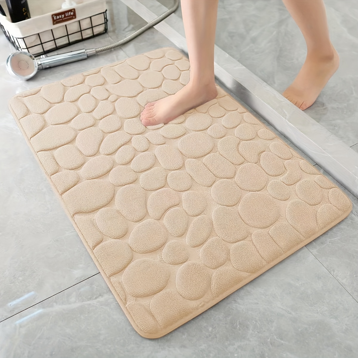 Natural Diatomaceous Earth Bath Stone Mat, Non-slip Floor Shower Mat,  Bathroom Anti-skid Mat, Bathroom Doormat, Bedroom Carpet, Floor Mat For  Bathroom Hallway Living Room Bedroom, Bath Mat, Bath Rug - Temu