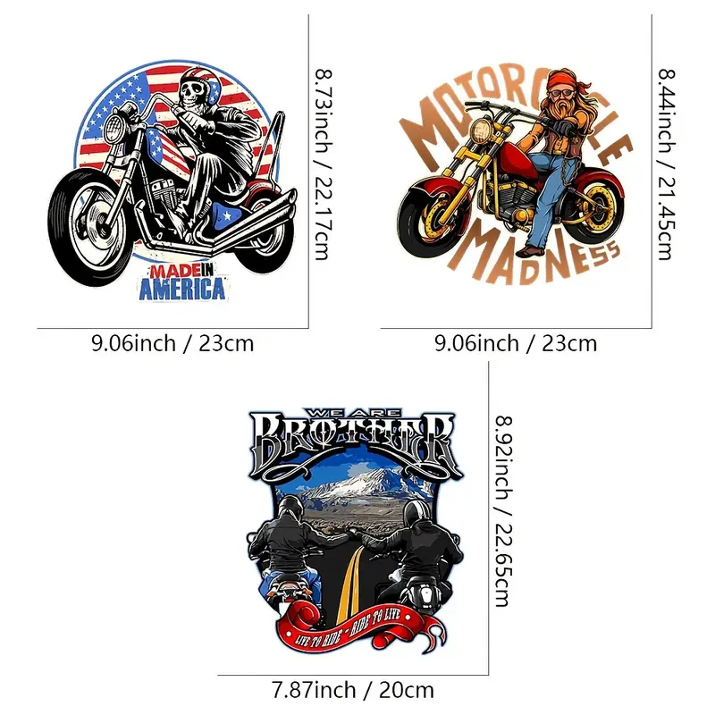 Retro Motorcycle American Flag Hamlet English Printing Pattern Patches,  Ironing Hot Patch Clothing Accessories Vinyl Patch For Men's Jacket - Temu  Lithuania
