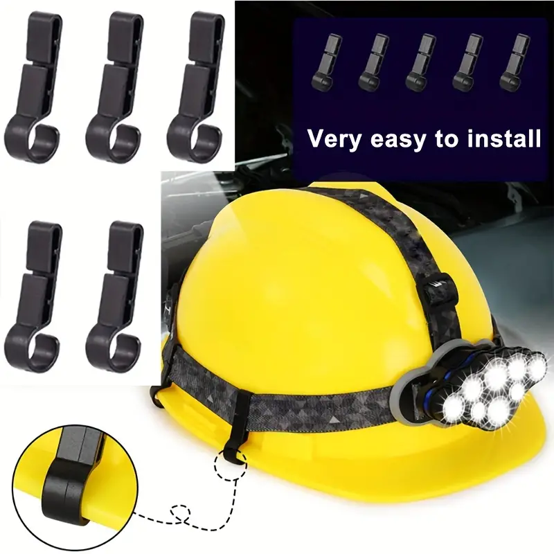 Safety Helmet Headlight Buckle Plastic Hook Oil Anti slip - Temu Germany