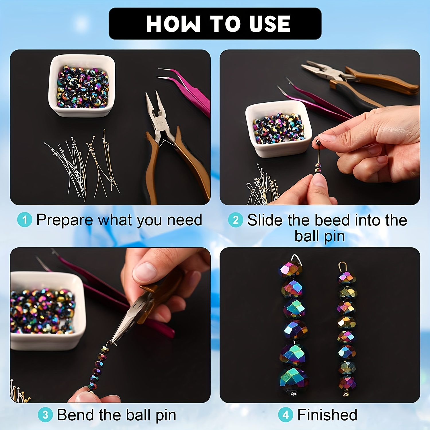 How to Use Eyepins to Make a Bracelet 