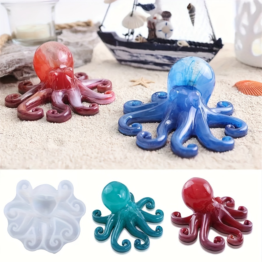 

Octopus Silicone Resin Mold Craft Diy Mould Crystal Epoxy Resin Casting Molds Candle Concrete Molds