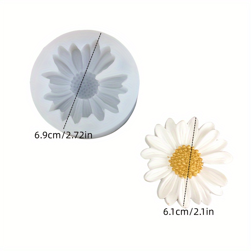 Moule bougie en silicone - boule de fleur 3D - 4 cm - Transparent x1 -  Perles & Co