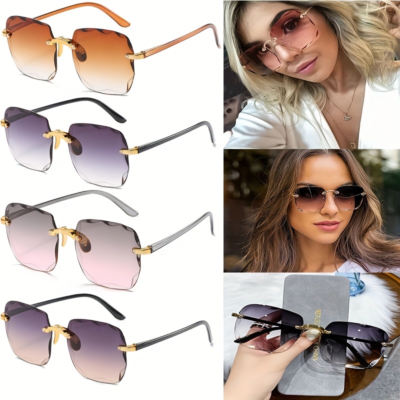 1pc Women's Fashionable Casual Vacation Sunglasses