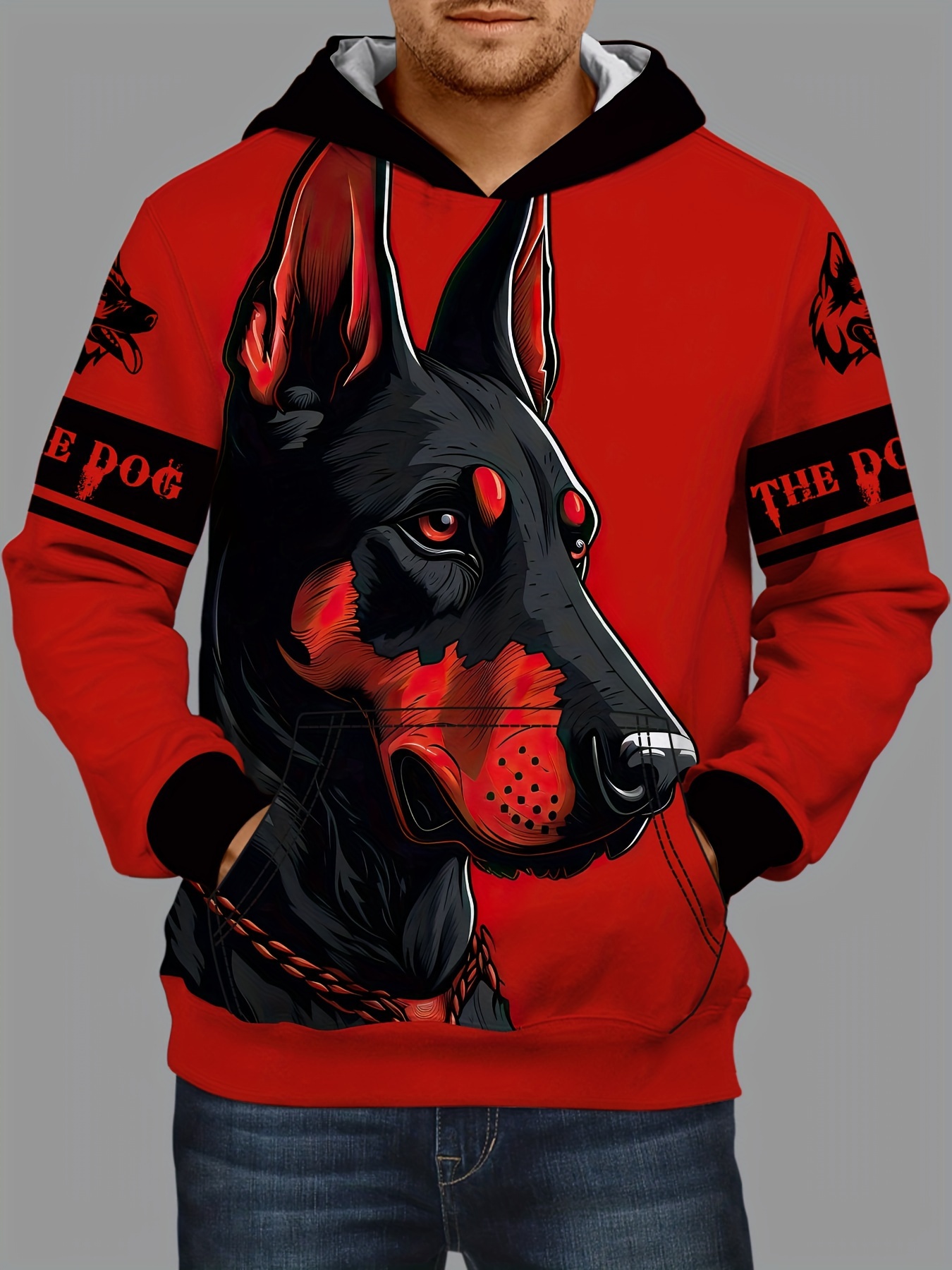 3d dog print online hoodies