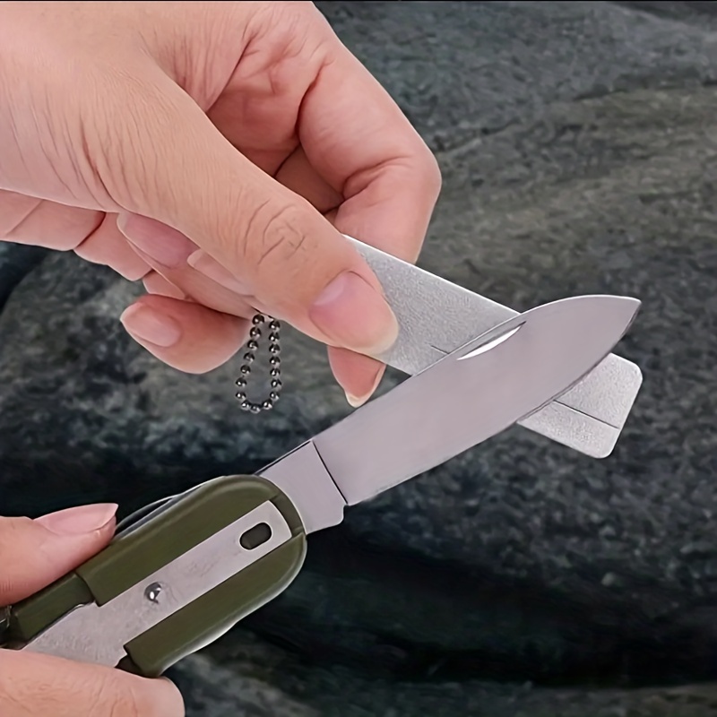 Mini Portable Diamond Sharpening Stone Fish Hook Sharpen - Temu
