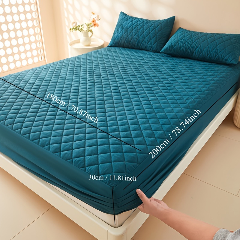 Interlayer Waterproof Mattress Protector Stain Proof And - Temu