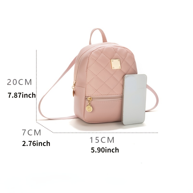 1pc Mini Backpack Ladies Bag Casual Versatile Womens Backpack