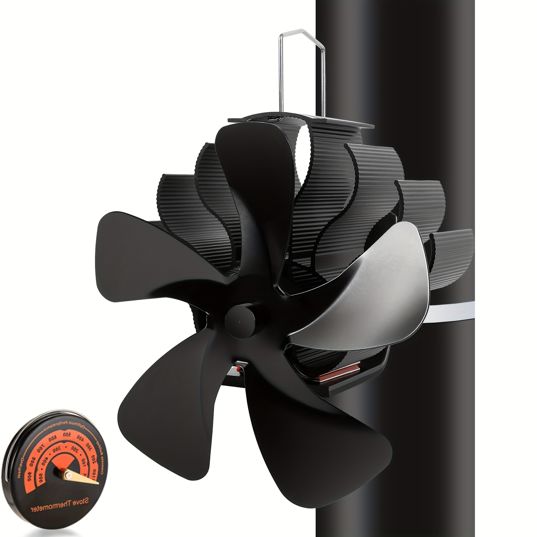 Ventilateur de poêle à bois Ventilateur de cheminée Ventilateur de