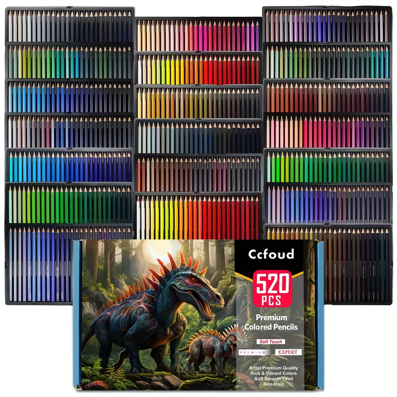 520 Colors Pencils - Multi-Color Pencils Art Pencils Set For Drawing And  Sketching