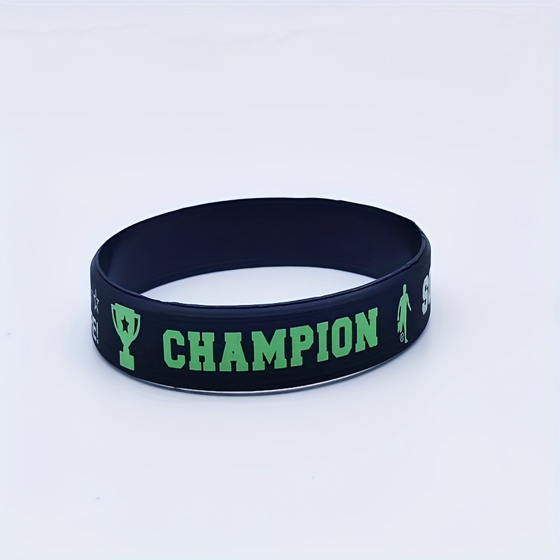 Baseball Silicone Bracelet Rubber Wristband Baseball Bracelet Wristband Gift Party Favors,Temu