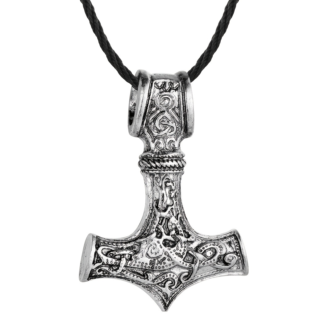 Nordic Fashion Men's Hammer Pendant Necklace Norse Slavic - Temu