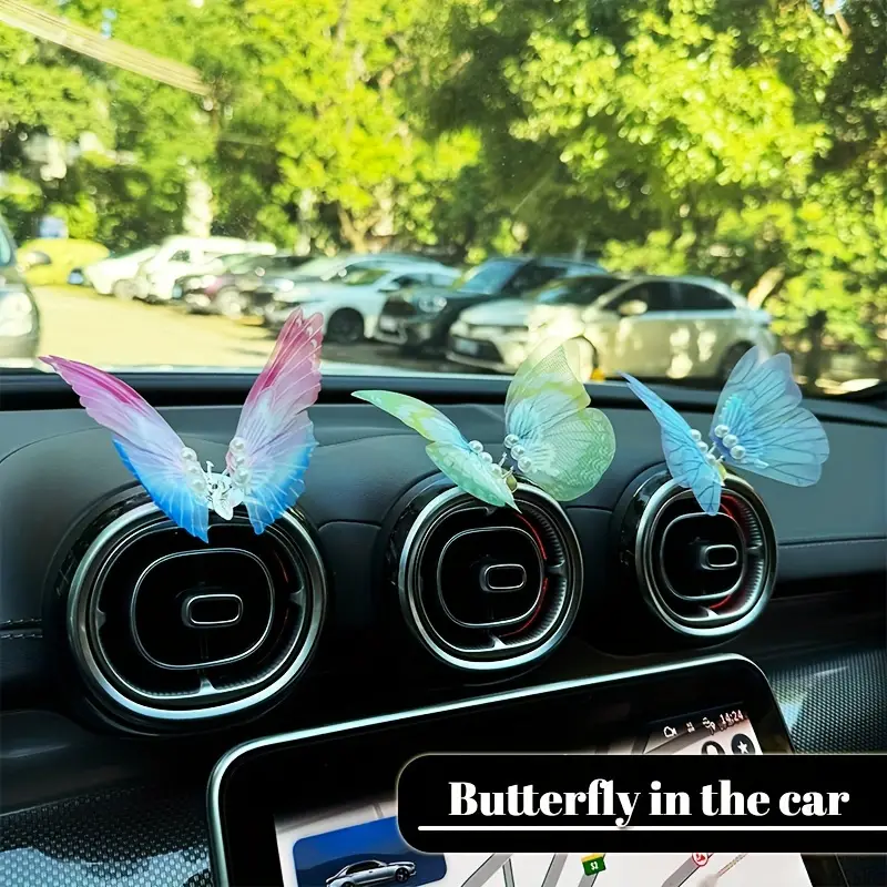 1pc Niedliches Schmetterlingsdesign Auto lufterfrischer Auto