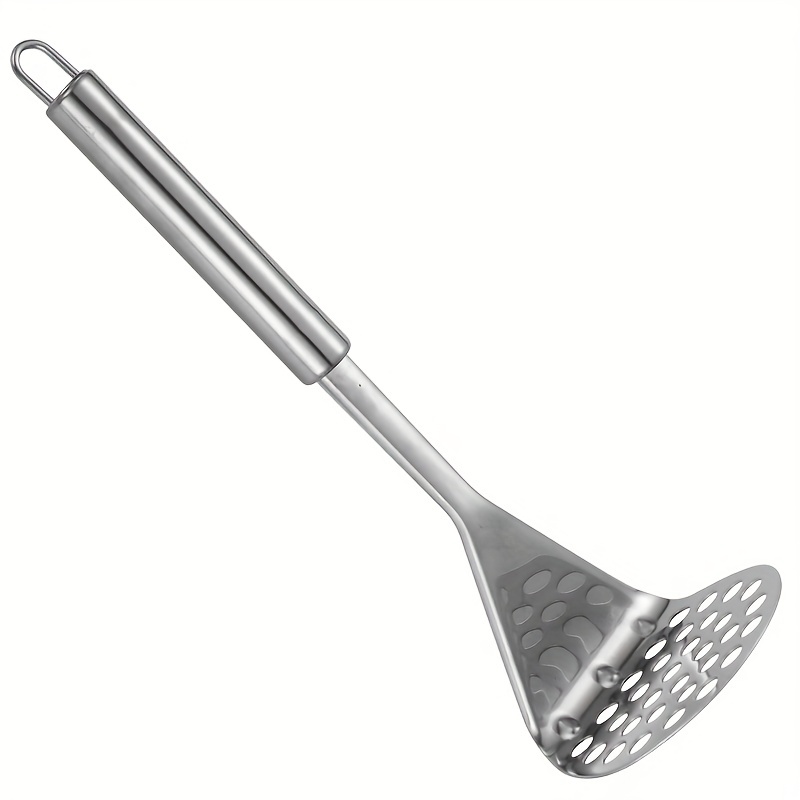 Potato Masher Fruit And Vegetable Crusher With Silicone Handle Stainless  Steel Kitchen Utensil