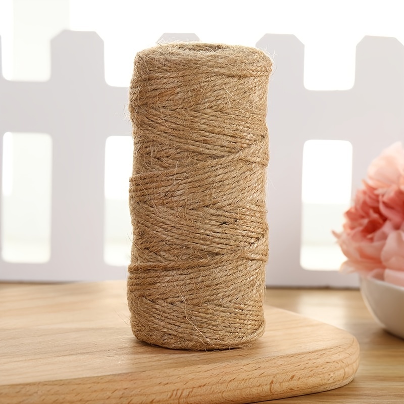 1 Roll Garden Twine, Jute Hemp Rope, Jute Twine String For Gift Wrapping  DIY Projects, Gardening Supplies