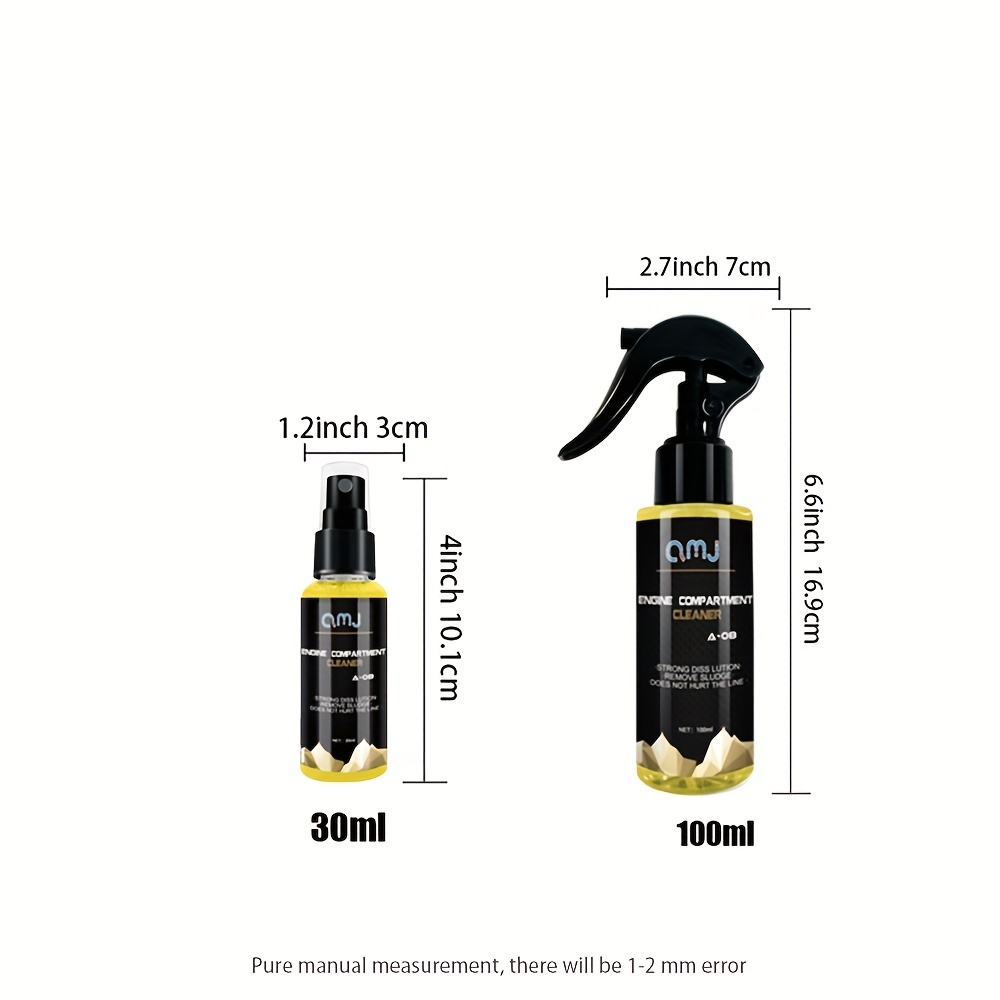 1 Unidad Limpiador Compartimento Motor 100ml Desengrasante - Temu