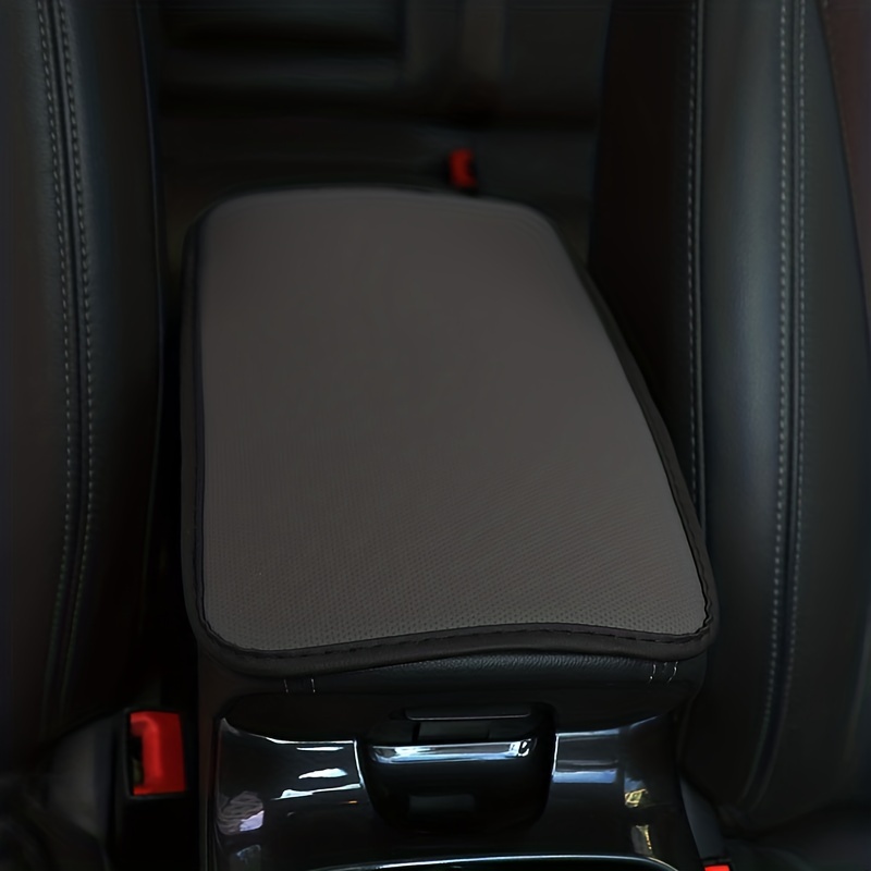 Auto Center Console Pad, PU Leather Car Armrest Seat Box Cover