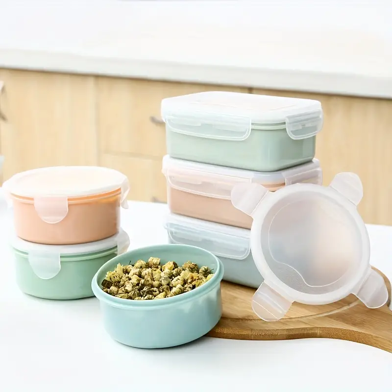 Food Storage Containers With Airtight Lids, Freezer Microwave Safe, Bpa  Free Plastic Meal Prep Containers, Leak Proof Lunch Containers, Kitchen  Accessories - Temu
