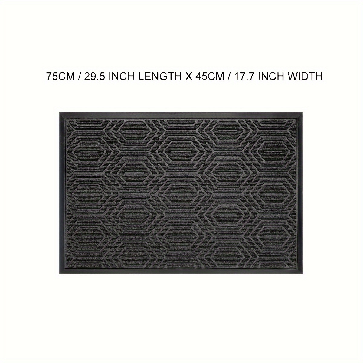 Honeycomb Pattern Durable Front Door Mat Hexagon Pattern - Temu