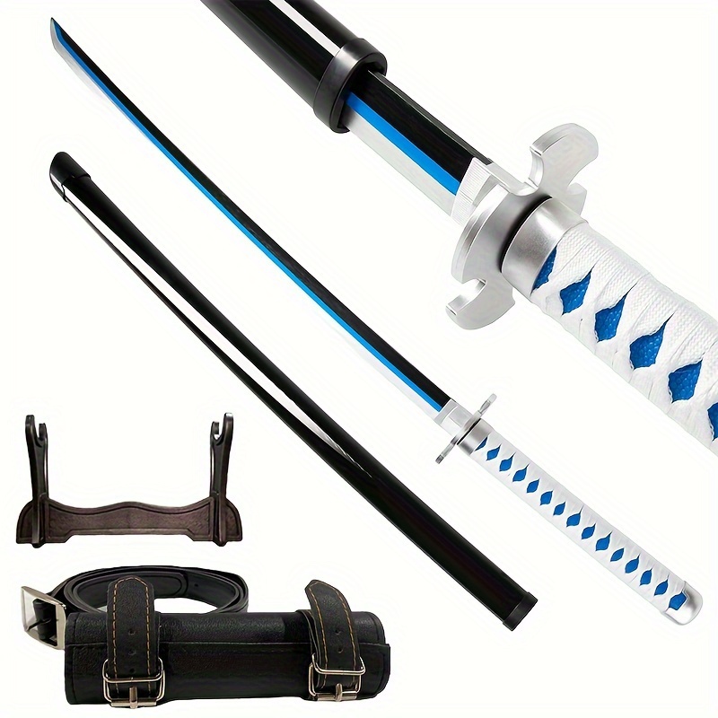 Espadas de madera samurái japonesas para niños, Katana, juguete de  entrenamiento, accesorio de Cosplay, juguetes para niños