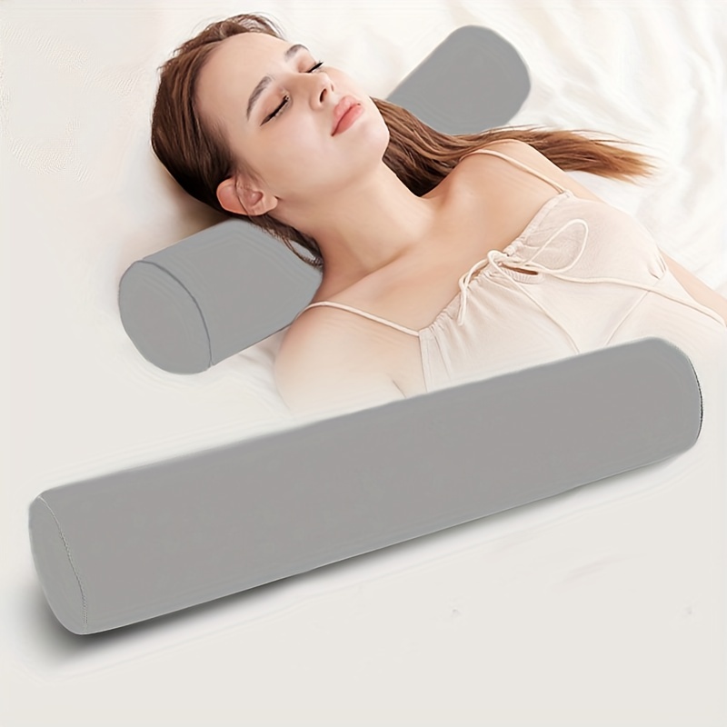 Cervical Neck Pillows for Pain Relief Sleeping, High-Density Memory Foam  Pillow Neck Bolster Support Pillow Neck and Shoulder Relaxer, Neck  Decompression Devices Orthopedic Roll Pillow for Bed Office Gray