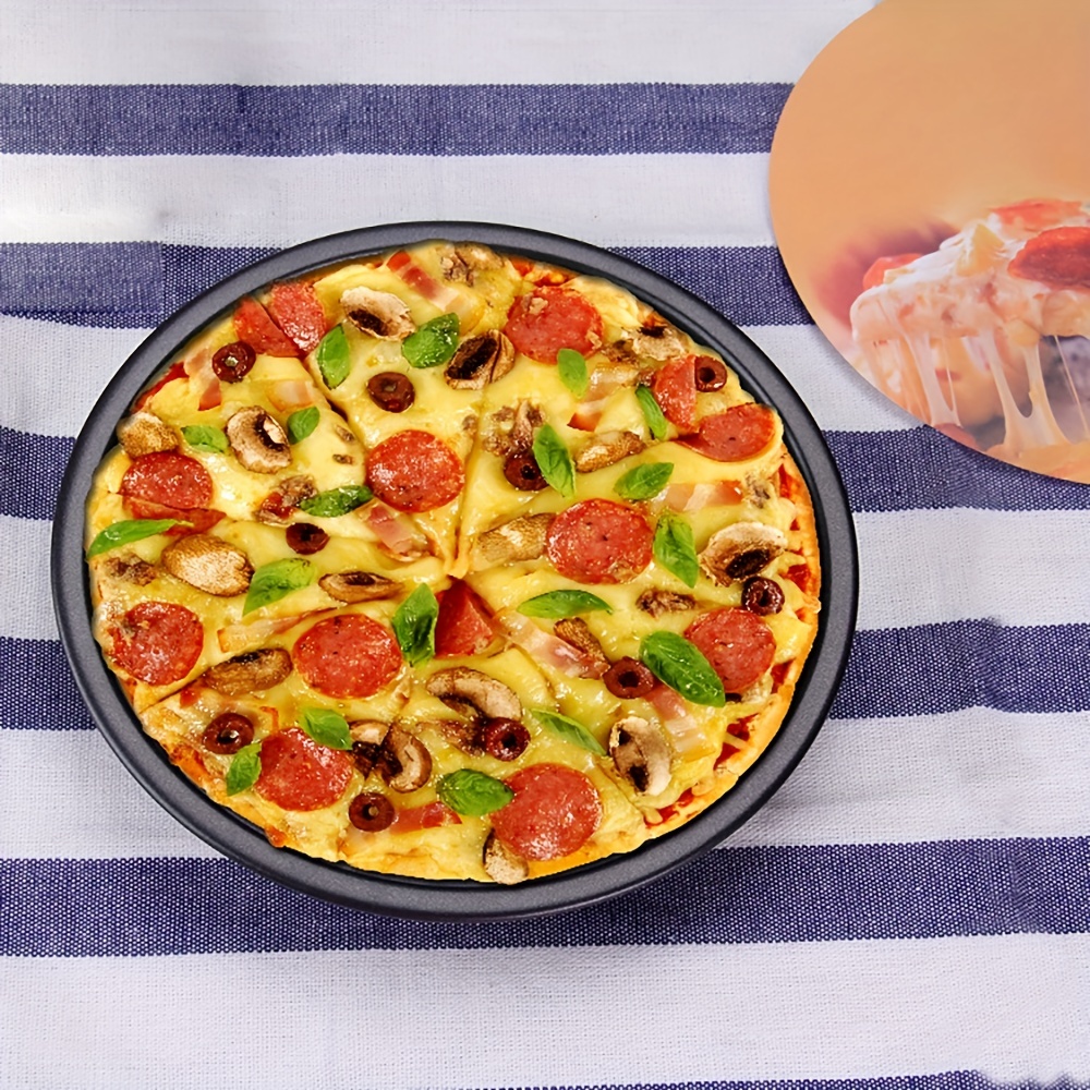 1pc Teglia Per Pizza Teglia Per Pizza Antiaderente Teglia - Temu Switzerland