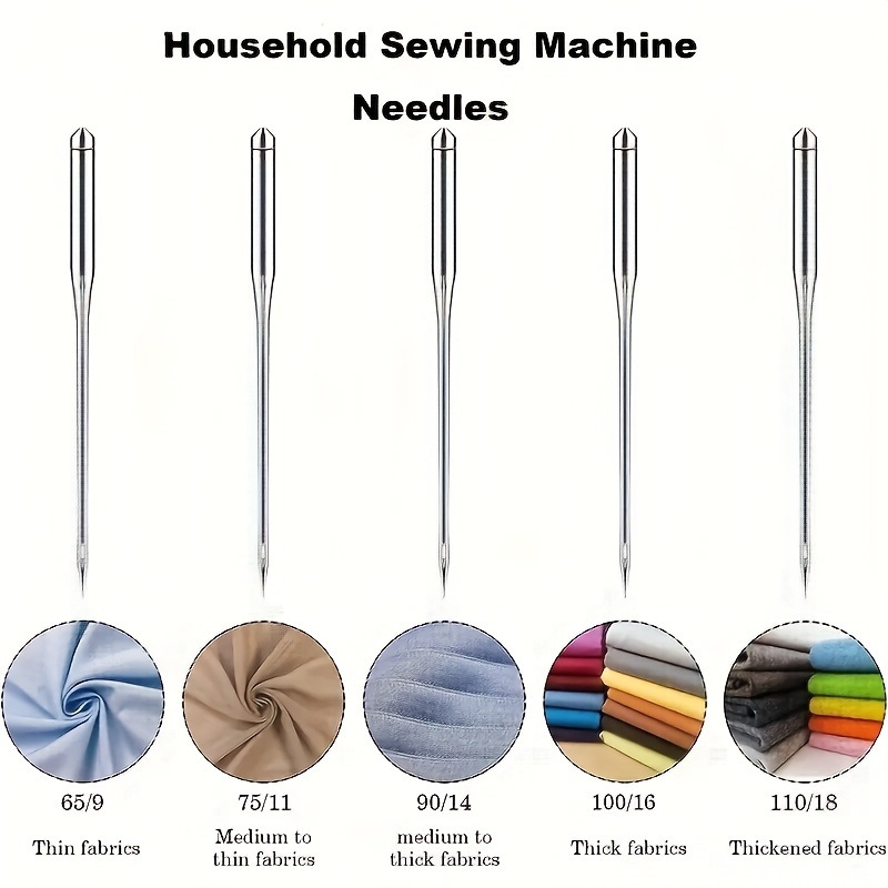 Household Sewing Machine Needles 5 Sizes Of Sewing Machine - Temu