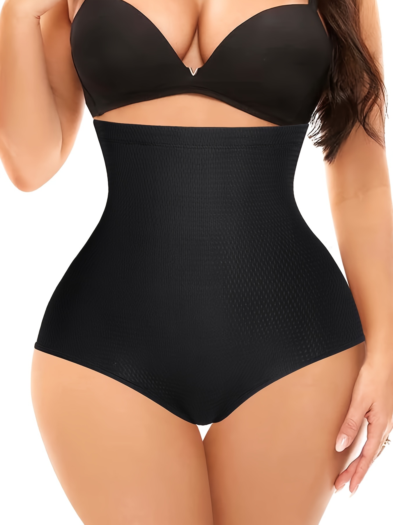 Solid Shaping Panties, Tummy Control Compression Panties To Lift & Shape  Buttocks, Women's Underwear & Shapewear