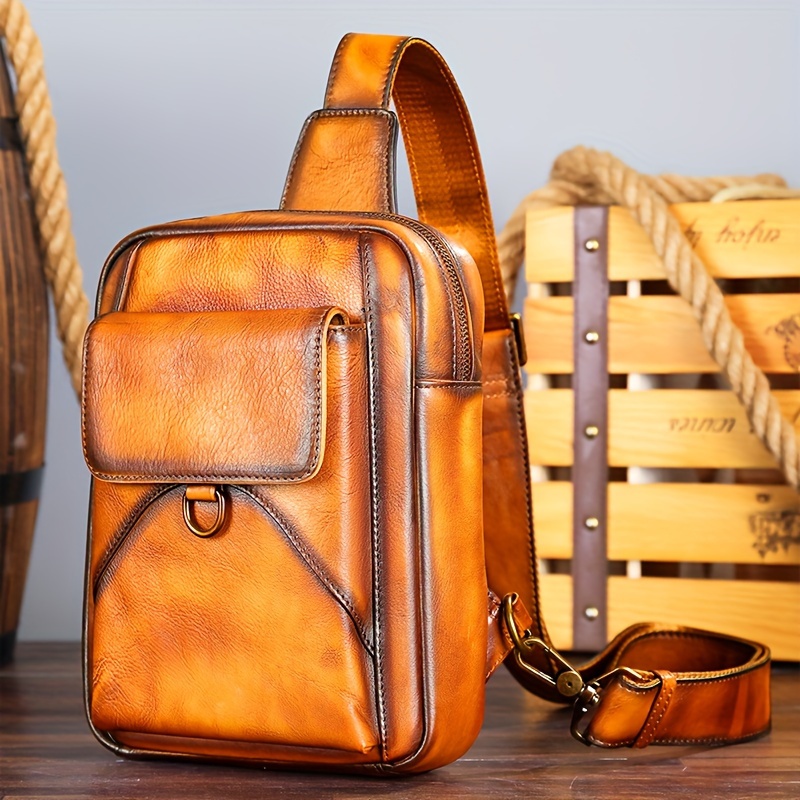  NIUCUNZH Handmade Genuine Leather Handbags for Men