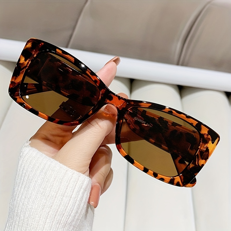 Cat Eye Glasses Oversized Sunglasses Women Y2k Fashion Shades Leopard Party  Glasses Women Accessories Sun Glasses - Temu