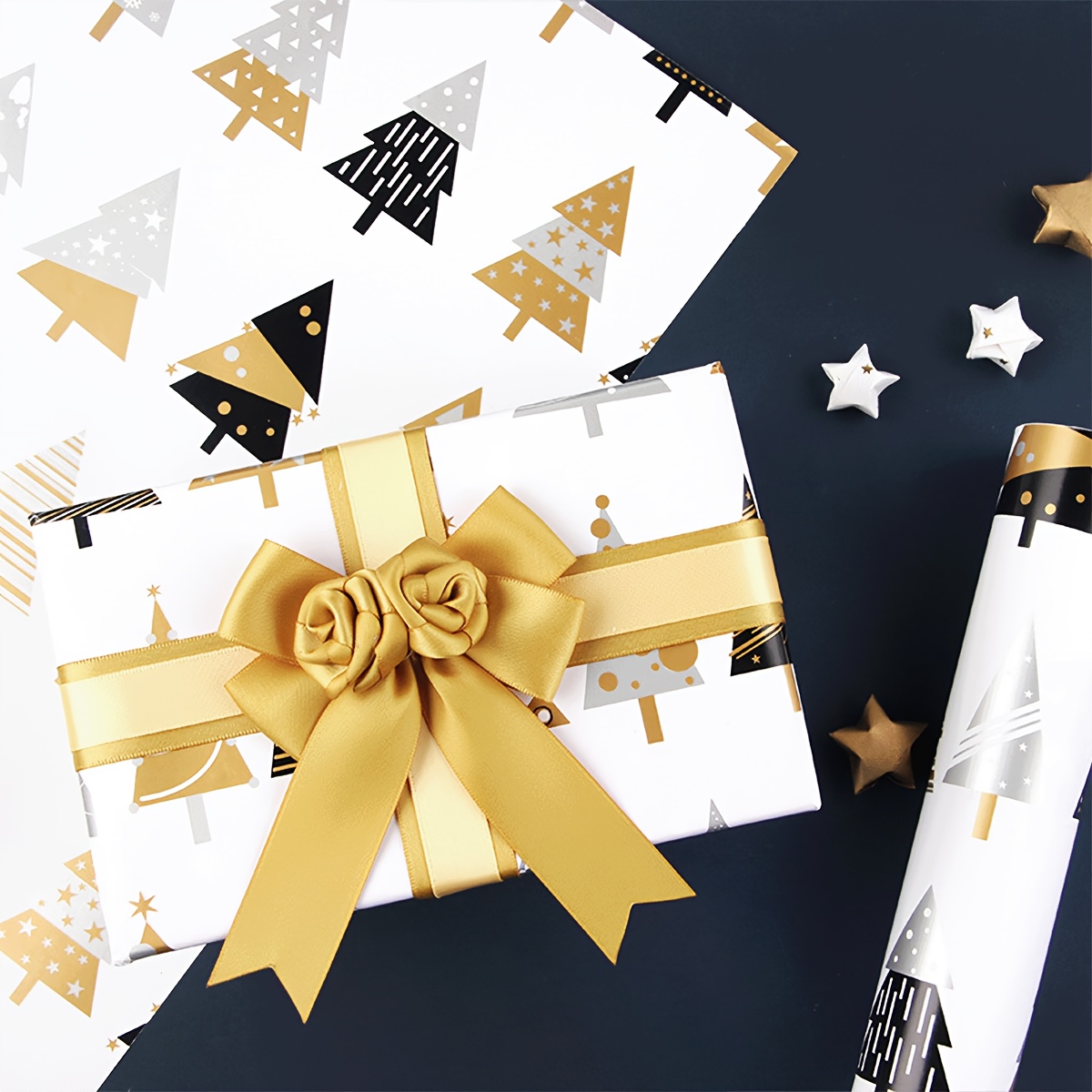 Papier cadeau Joyeux Noël - luxe - 15m - Papier cadeau luxe