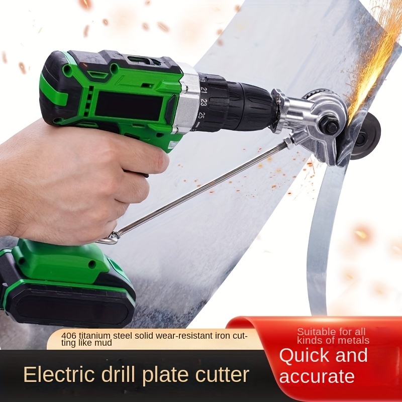 Electric Drill Shears Plate Cutter Sheet Metal Precise Cutter Sheet Cutting  Tool