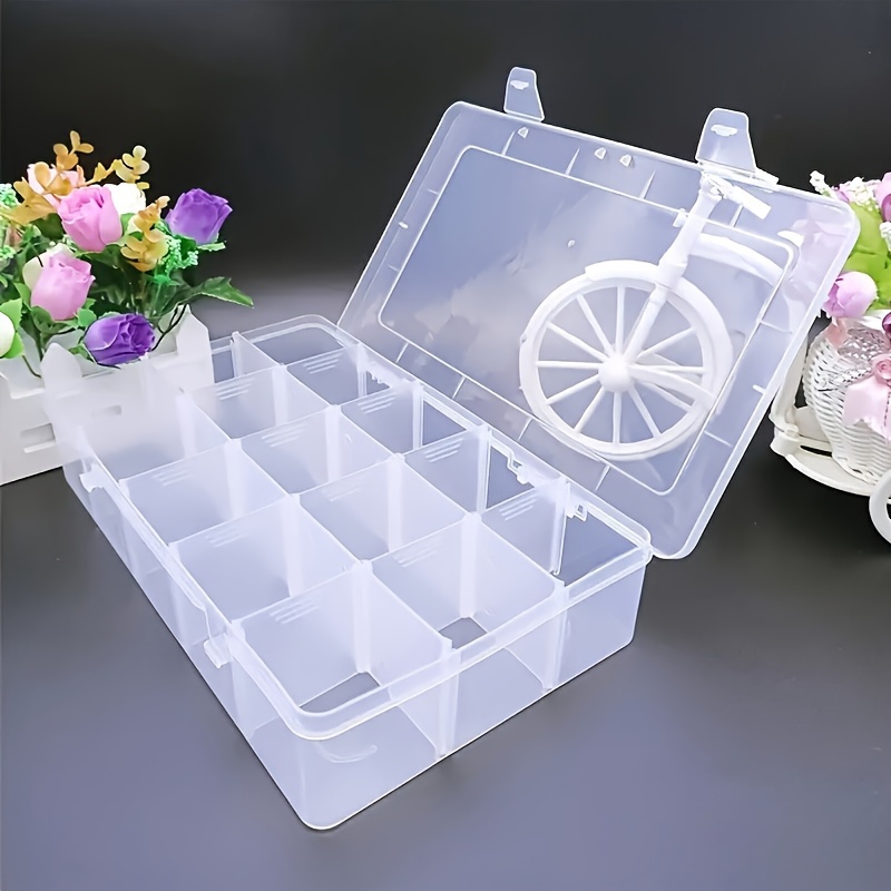 3pcs Set Cute Small Storage Box Transparent Organizer Case Multipurpose  Stackable Storage Container For Storing Small Items Such As Hair Clips  Stickers Jewelry Craft Beads Etc Art Supplies