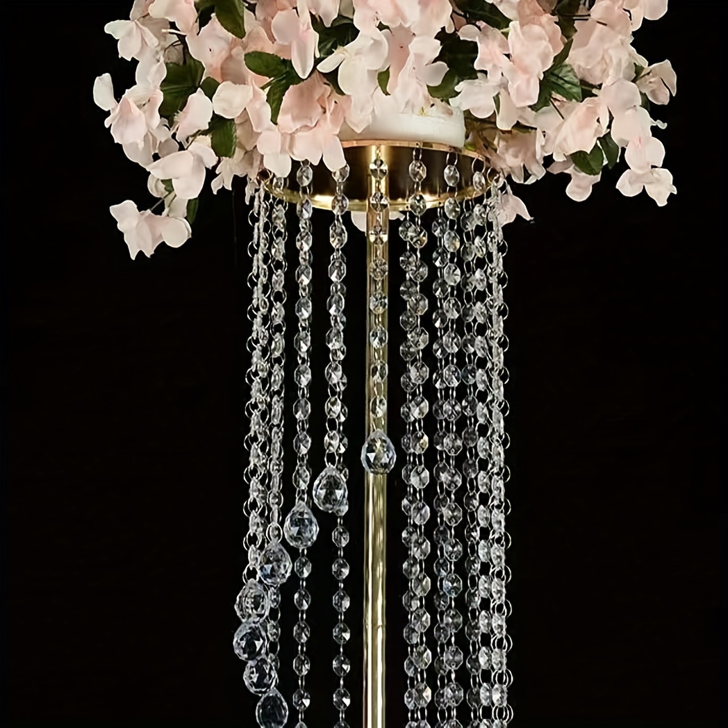 Acrylic Crystal Garland Strands String Of Beads W/crystal - Temu United  Arab Emirates