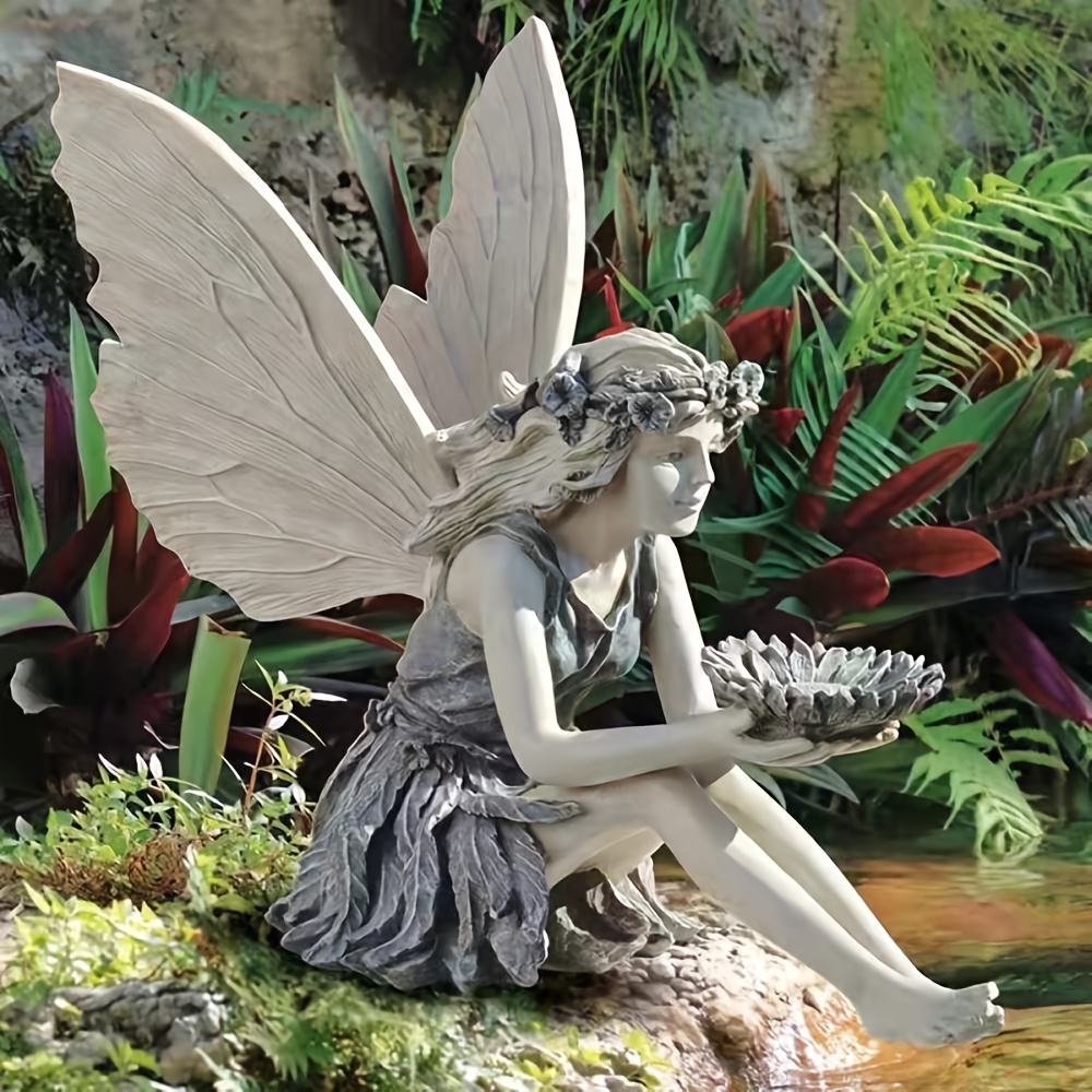 1pc Sunflower Fairy Resin Sculpture: Shop & Save