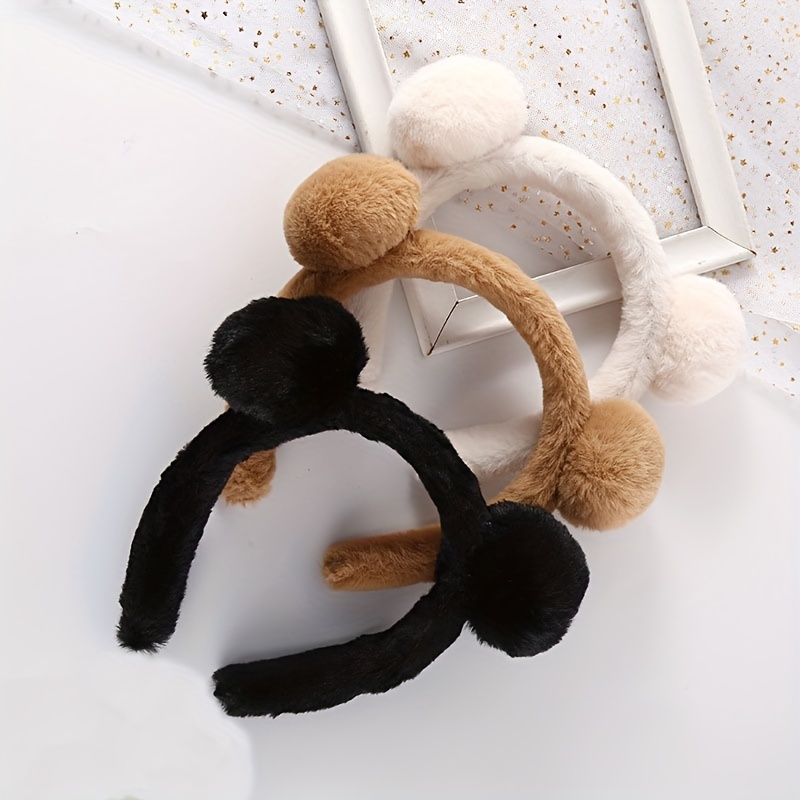Cerchietto Con Orecchie Da Orso In Peluche E Ape – Fascia Per Capelli Divertente E Morbida, Regalo Originale Per Ogni Occasione