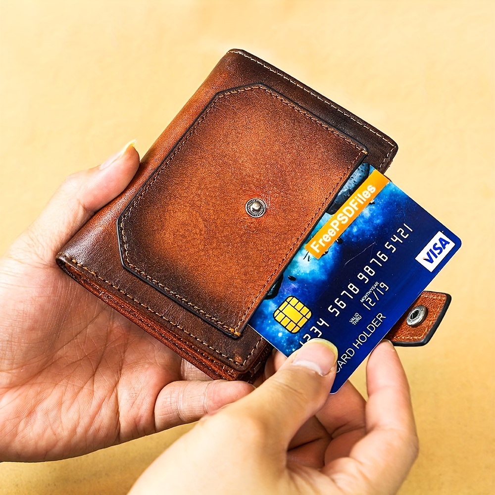 Leather Wallet & Credit Card Holder