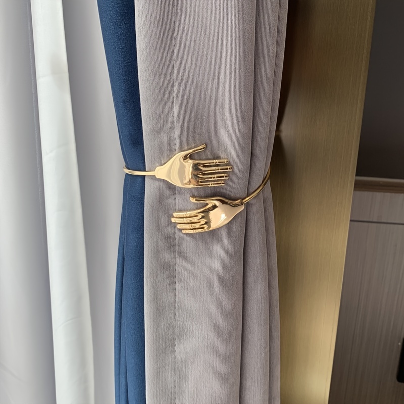 2 Pcs Luxus Einfache und Moderne Metall Vorhang Quasten Vorhang