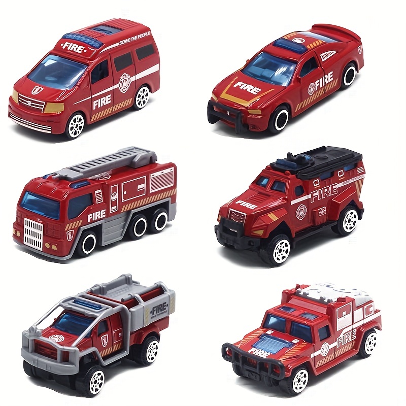 Garage jouet GENERIQUE Jouets Enfants 3 Ans Camion de Pompiers Voiture  Véhicule de Secours avec Son et Lumière Firetruck sans Piles Cadeau (1  Pompier)