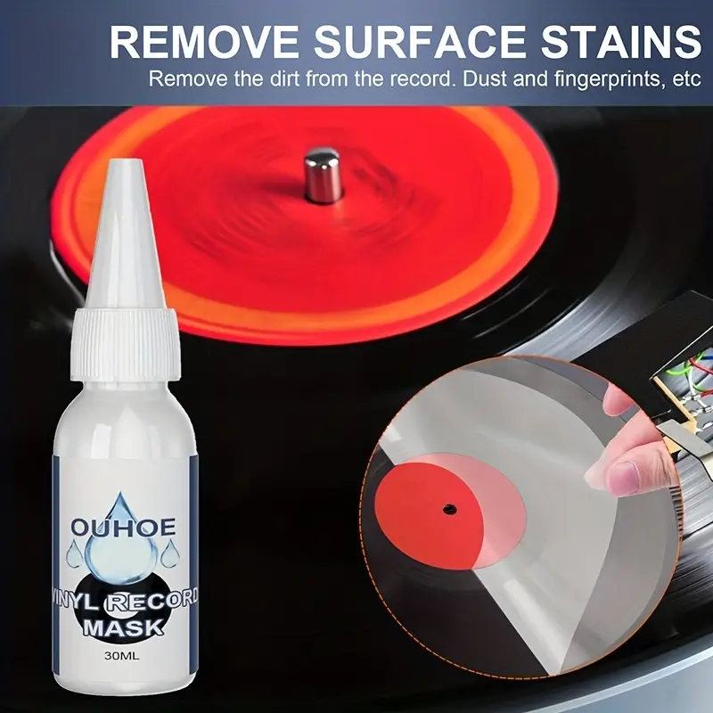 Professional Vinyl Record Cleaner Removes Dust And Static - Temu