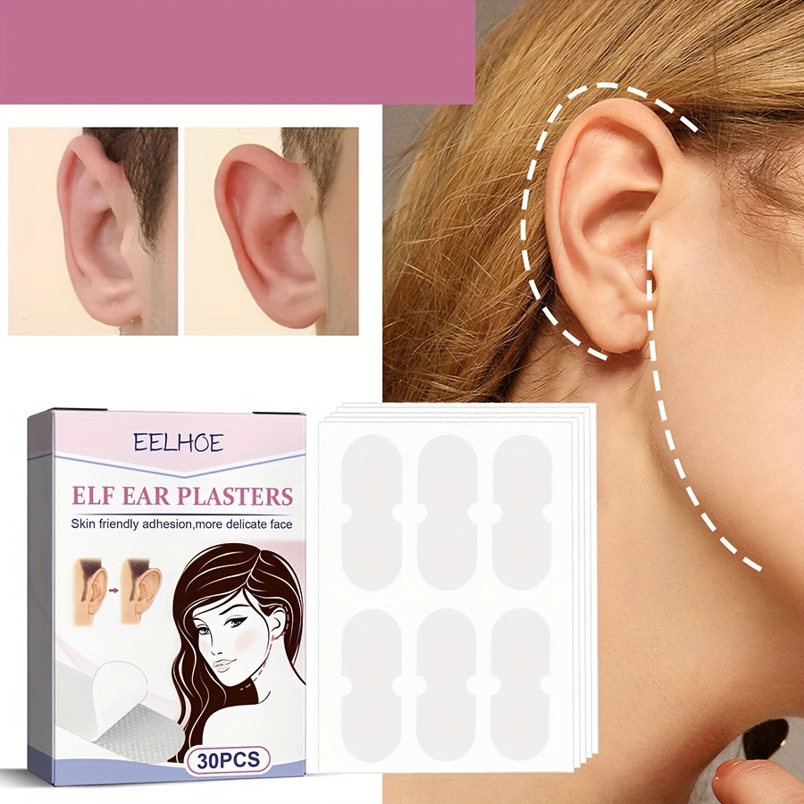 6pcs Elf Ear Tapes Cosmetic Ear Corrector Silicone Cosmetic - Temu