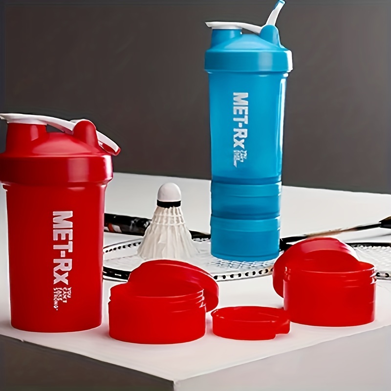 Protein Shaker Bottle, Mixer Cup With Powder Storage, Portable Workout  Water Cup For Running Cycling Fitness - Temu