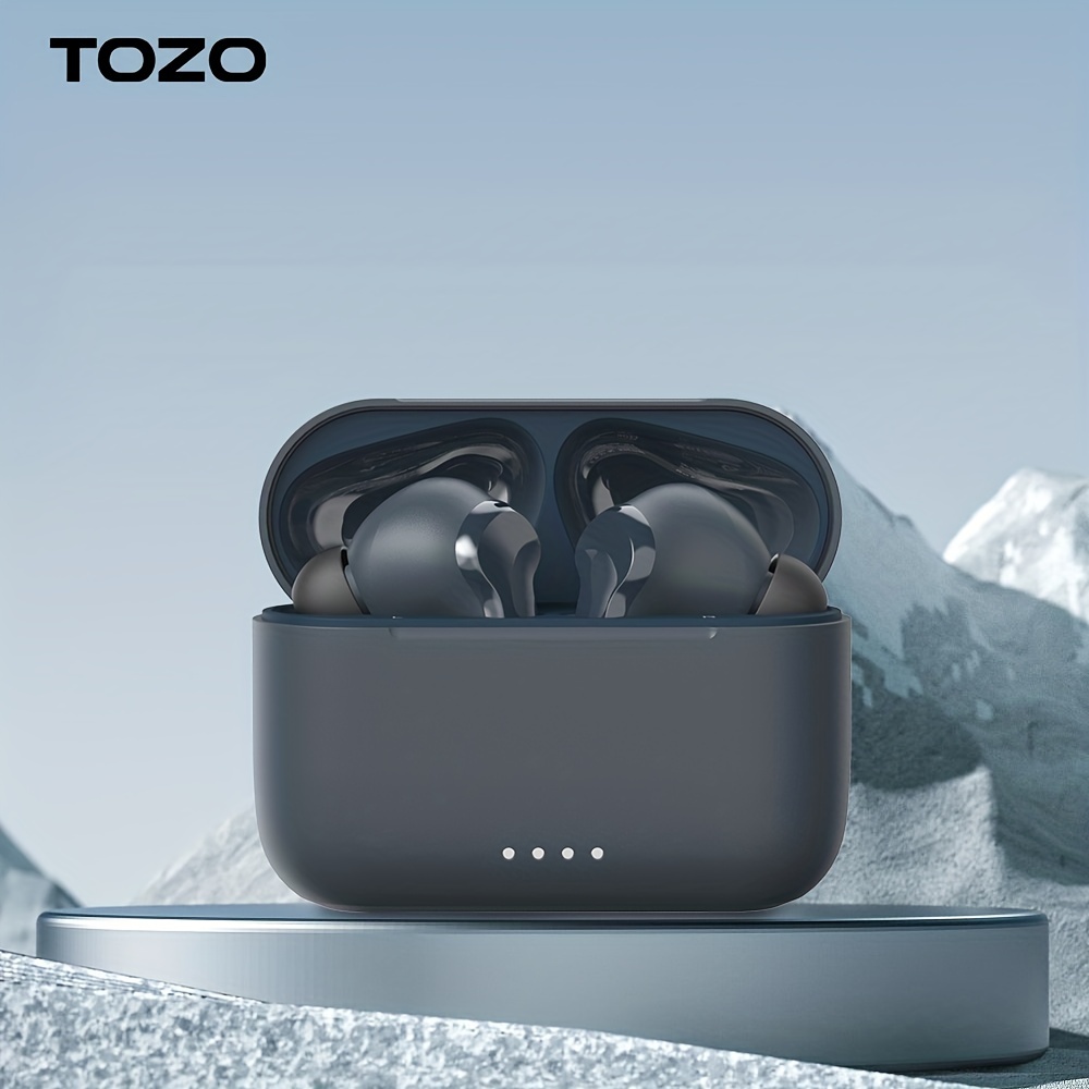 

Tozo Nc2 Hybrid Active Noise Cancelling Wireless Earbuds, In-ear Detection Headphones, Wireless 5. 2 Stereo Earphones, Immersive Sound Premium Deep Bass Headset, Blue