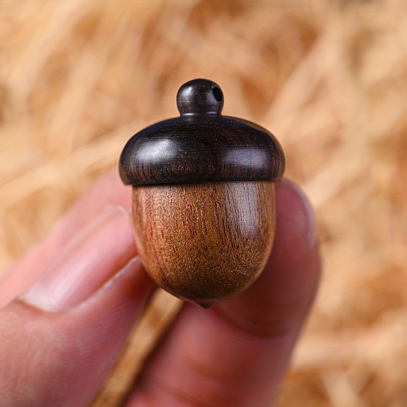 Mini Pill Box Case Solid Wood Bottle Holder Sandalwood - Temu