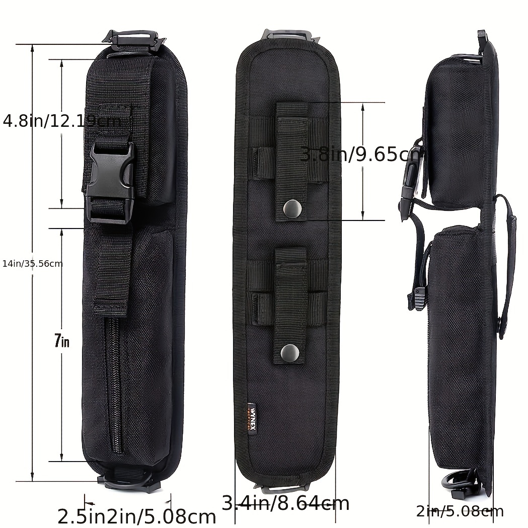 WYNEX Tactical Molle Accessory Pouch, Backpack Shoulder Strap Bag Shoulder  Tape Additional Bag Multifunctional Hunting Tools