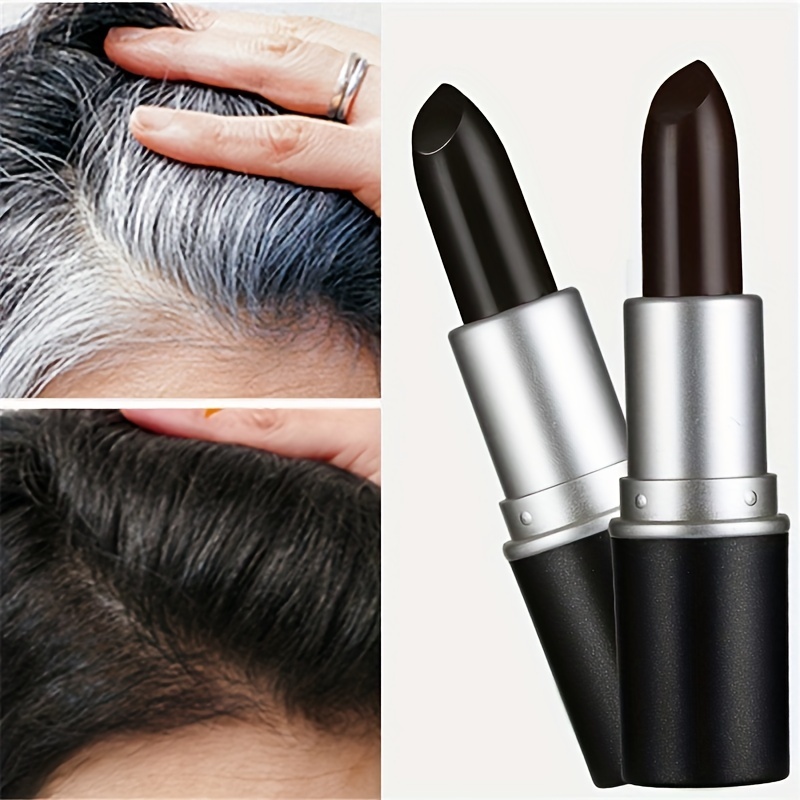 Toppik Hair Root Touch Up – White Temporary Hair Color Brush Pens Instant Cover