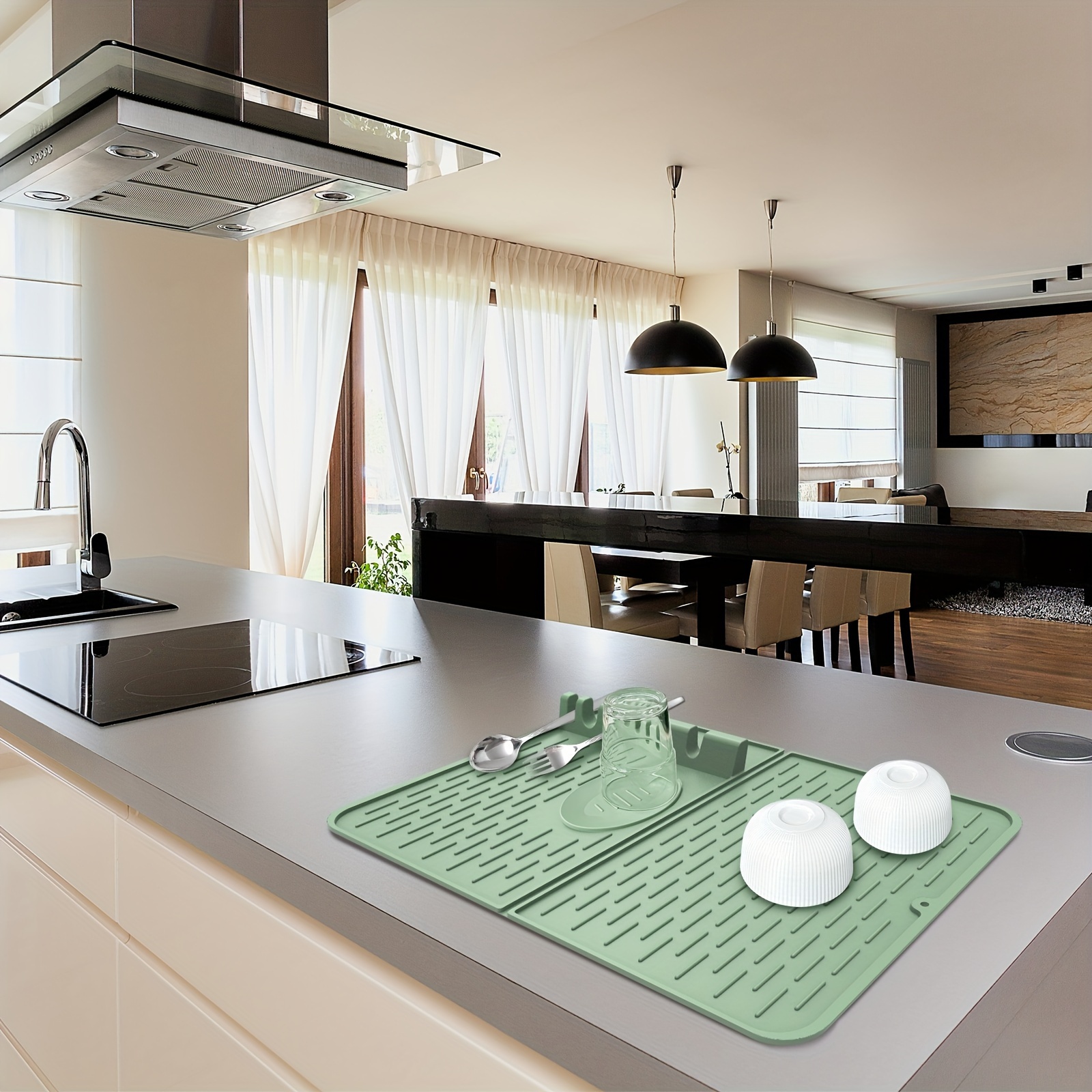 Dish Drying Pad, Drying Mat for Kitchen Counter