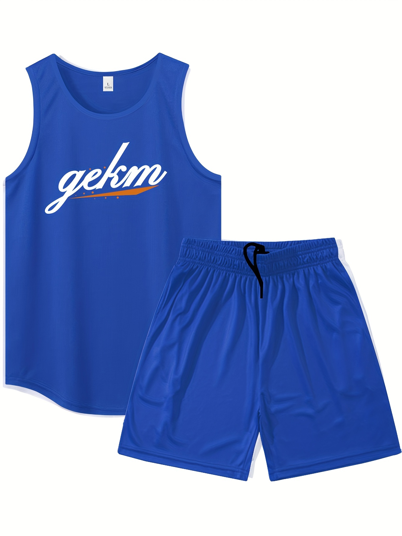 Men's Royal Blue Basketball Uniform Set