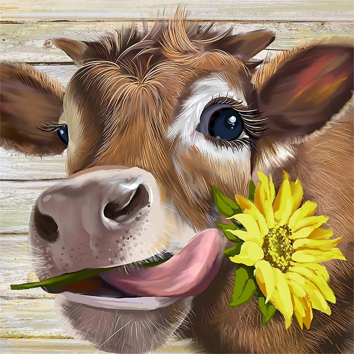 Cow And Calf - 5D Diamond Painting 