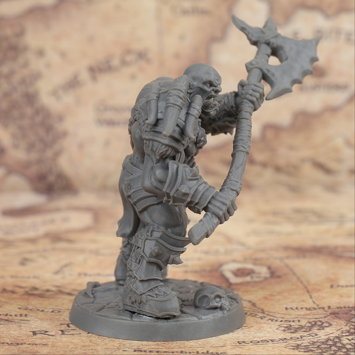 Goblin Warrior Knight Miniature, Fantasy Miniatures, 28mm Miniature For  Tabletop Role Playing Games