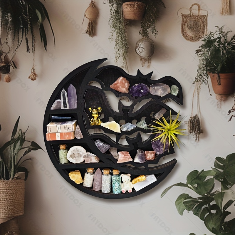 1個 バット＆ムーン ルウッドシェルフ 木製 ルディスプレイ